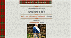 Desktop Screenshot of amandascottauthor.com